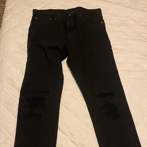 LEVI Men’s black Jean- like New